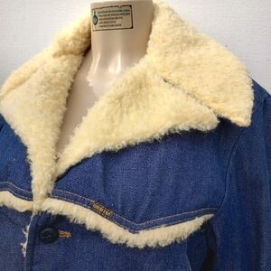 Vintage Sherpa Lined Jean Jacket
